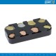 Κερματοθήκη Αυτοκινήτου Car+ Μαύρη 50x103x20mm EURO200
