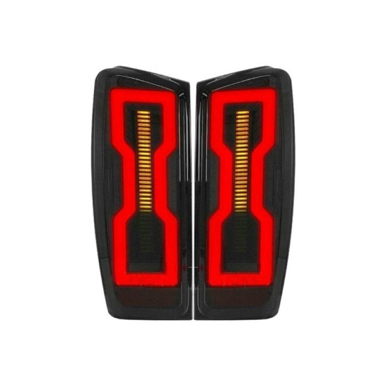 Πισινά Φανάρια Set Για Isuzu D-Max 2020+ Led Bar Black