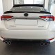 Αεροτομή Πορτ Παγκάζ Για Toyota Corolla 2019+ E21 4D Sedan Μαύρο Γυαλιστερό Lipspoiler Από Πλαστικό