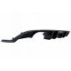 Diffuser Πίσω Προφυλακτήρα Για VW Golf VII (7.5) 17-20 Facelift R-Look Μαύρο Γυαλιστερό