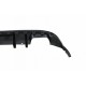 Diffuser Πίσω Προφυλακτήρα Για VW Golf VII (7.5) 17-20 Facelift R-Look Μαύρο Γυαλιστερό