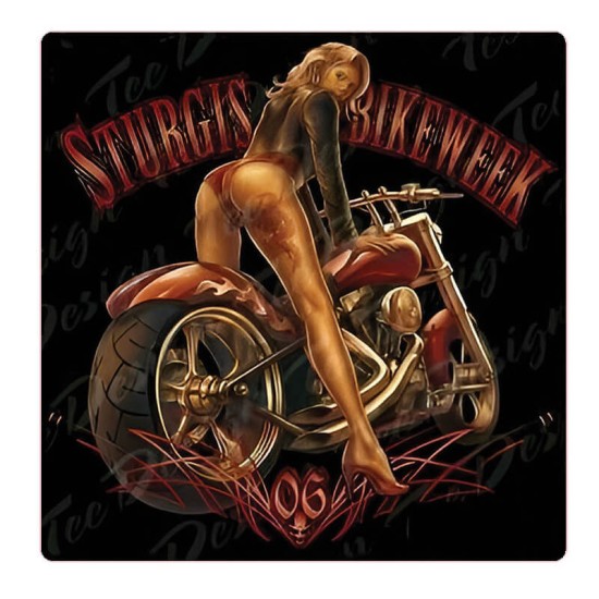 Αυτοκόλλητο Σήμα Αυτοκινήτου ''Sturgis Bike Week'' 15cm x 15cm 1 Τεμάχιο