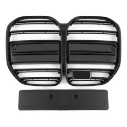 Καρδιές Μάσκας Για Bmw 4 G22 / G23 2020+ M4 Look Με Διπλή Γρίλια Μαύρο Γυαλιστερό 2 Τεμάχια Καρδιές Μάσκας Για Bmw 4 G22 / G23 2020+ M4 Look Με Διπλή Γρίλια Μαύρο Γυαλιστερό 2 Τεμάχια