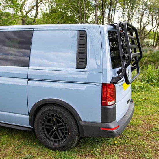 Καπάκια Πισινών Παραθύρων Για VW Transporter T5 2010-2015 / T6 2015-2019 Μαύρα 2 Τεμάχια