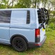 Καπάκια Πισινών Παραθύρων Για VW Transporter T5 2010-2015 / T6 2015-2019 Μαύρα 2 Τεμάχια