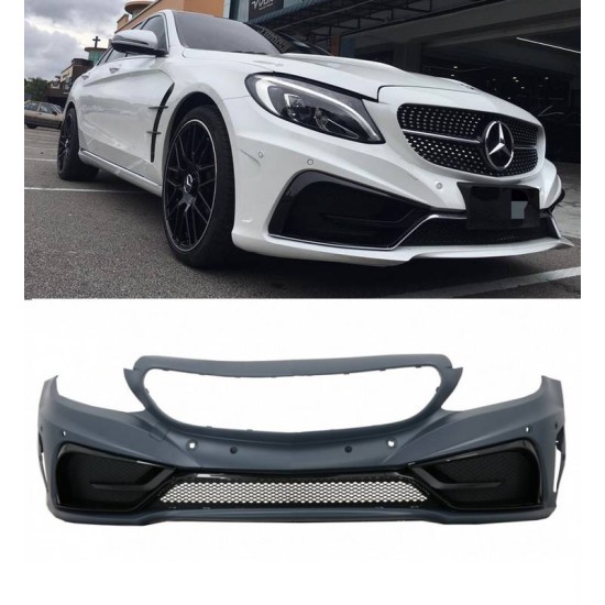 Μπροστινός Προφυλακτήρας Για Mercedes-Benz C-Class C205/W205 14-21 Carlsson Look