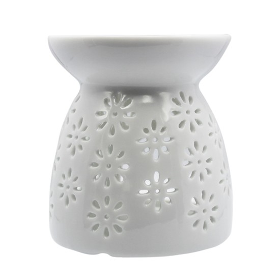 Κεραμικός Αρωματιστής Daisy 9.8 x 10.8 x 10cm Λευκό Themagio 77002