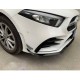 Splitters Μπροστινού Προφυλακτήρα Για Mercedes-Benz A-Class W177 19+ Amg Line Έκδοση Γυαλιστερό Μαύρο 7 Τεμάχια