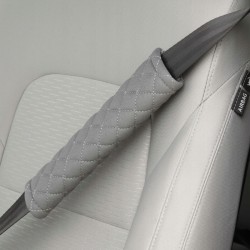 Μαξιλαράκια Ζώνης Ασφαλείας Swiss  26x6.3cm Γκρι Με Γκρι Ραφή Ζευγάρι 2 Τεμάχια Μαξιλαράκια Ζώνης Ασφαλείας Swiss  26x6.3cm Γκρι Με Γκρι Ραφή Ζευγάρι 2 Τεμάχια