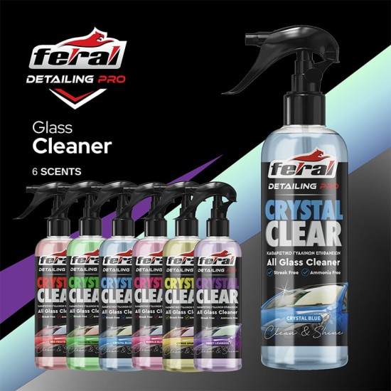 Καθαριστικό Τζαμιών Red Fruits Feral Detailing Pro 750ml 1 Τεμάχιο