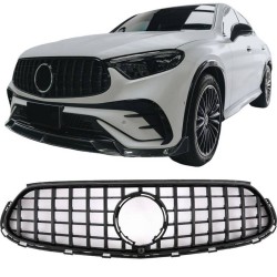 Μάσκα Για Mercedes-Benz GLC-Class X254 SUV & C254 Coupe Amg Line 22+ GTR Panamericana Design Black - Night Package