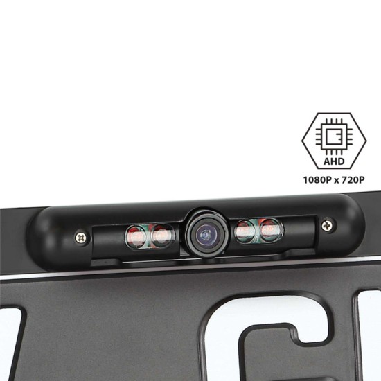 Κάμερα Οπισθοπορείας Με Πλαίσιο Πινακίδας Ευρωπαϊκό AHD Universal 115° ACV 772000-6041 Κάμερα Οπισθοπορείας Με Πλαίσιο Πινακίδας Ευρωπαϊκό AHD Universal 115° ACV 772000-6041