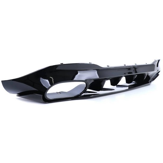 Diffuser Πίσω Προφυλακτήρα Για Mercedes-Benz CLA W118 C118 19+ CLA45 Amg Look Για Amg Sport Line Προφυλακτήρες Piano Black