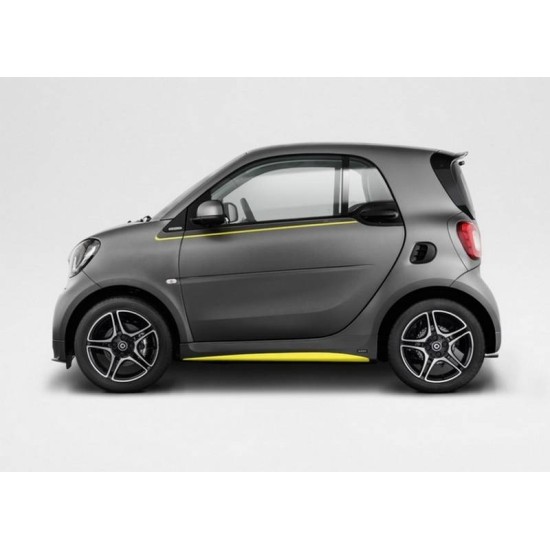 Πλαινά Μασπιέ Για Smart Fortwo 453 2014+ Brabus Look Από Abs Πλαστικό 2 Τεμάχια