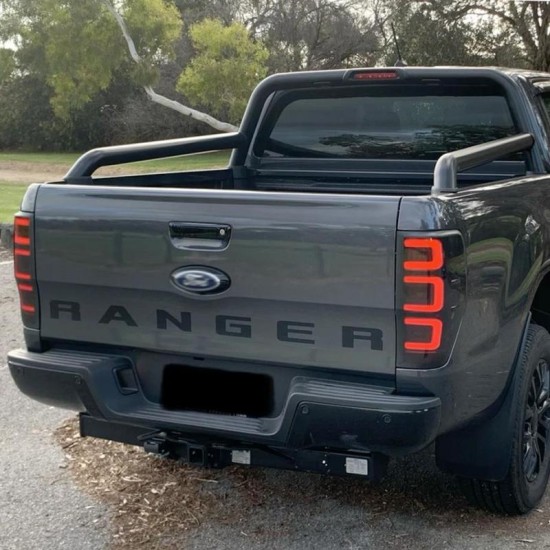 Πισινά Φανάρια Set Για Ford Ranger T6 T7 T8 12-20 Led Bar Dynamic Black Full Led