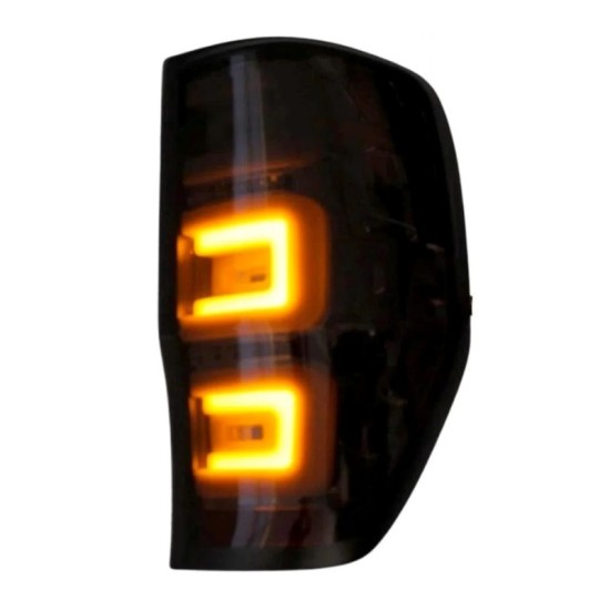 Πισινά Φανάρια Set Για Ford Ranger T6 T7 T8 12-20 Led Bar Dynamic Black Full Led
