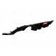 Diffuser Πίσω Προφυλακτήρα Για VW Golf VII (7.5) 17-20 Facelift R-Look Μαύρο Γυαλιστερό Με Led Στοπάκι