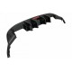 Diffuser Πίσω Προφυλακτήρα Για VW Golf VII (7.5) 17-20 Facelift R-Look Μαύρο Γυαλιστερό Με Led Στοπάκι