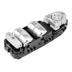 Διακόπτης Παραθύρων & Καθρεπτών Εμπρός Αριστερά Για Mercedes-Benz C-Class W205 14-18 / GLC X253 C253 15-12 / EQC 19+ 3pin Μπεζ/Γκρι