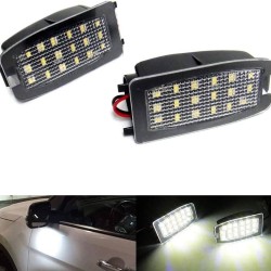 Φως Καθρέπτη Για  Land Rover Discovery , Range Rover, Freelander, Volvo S60, V70, XC70 SMD Led 6000K Λευκά 2 Τεμάχια