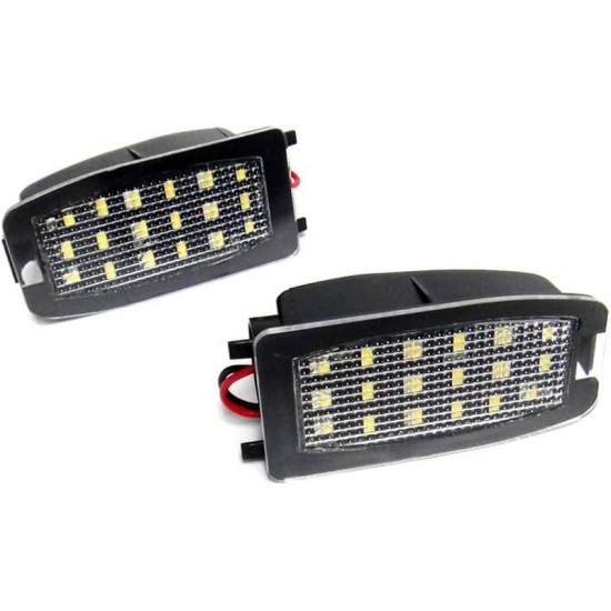 Φως Καθρέπτη Για  Land Rover Discovery , Range Rover, Freelander, Volvo S60, V70, XC70 SMD Led 6000K Λευκά 2 Τεμάχια