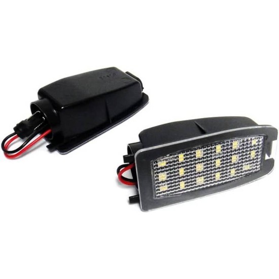 Φως Καθρέπτη Για  Land Rover Discovery , Range Rover, Freelander, Volvo S60, V70, XC70 SMD Led 6000K Λευκά 2 Τεμάχια