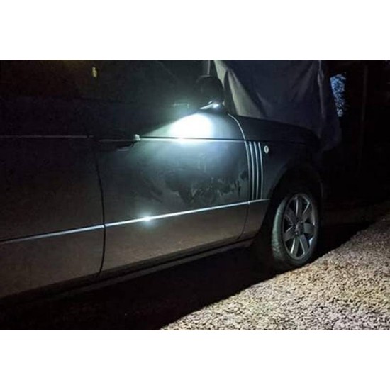 Φως Καθρέπτη Για  Land Rover Discovery , Range Rover, Freelander, Volvo S60, V70, XC70 SMD Led 6000K Λευκά 2 Τεμάχια