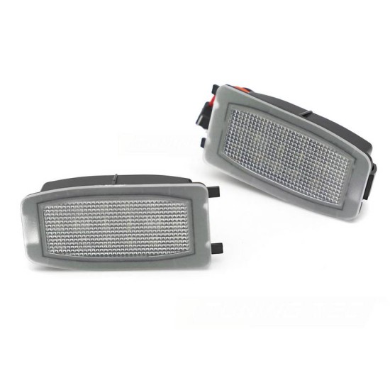 Φως Καθρέπτη Για  Land Rover Discovery , Range Rover, Freelander, Volvo S60, V70, XC70 SMD Led 6000K Λευκά 2 Τεμάχια