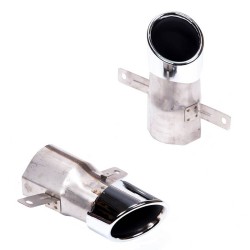 Μπούκες Εξάτμισης Για Mercedes-Benz A-Class (W177), CLA (C118), GLA (H247), GLB (X247) 35 Amg Look Χρωμίου (2 Μονές) Μπούκες Εξάτμισης Για Mercedes-Benz A-Class (W177), CLA (C118), GLA (H247), GLB (X247) 35 Amg Look Χρωμίου (2 Μονές)