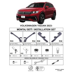 Βάσεις Πλαινών Σκαλοπατιών (Dma) Για Volkswagen Tiguan 2023- Suv Βάσεις Πλαινών Σκαλοπατιών (Dma) Για Volkswagen Tiguan 2023- Suv