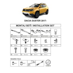 Βάσεις Πλαινών Σκαλοπατιών (Dma) Για Dacia Duster 2018- Suv Hm