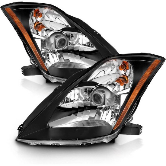 Μπροστινά Φανάρια Set Για Nissan 350Z 03-05 Projector Μαύρα H7/H1 Manual Μπροστινά Φανάρια Set Για Nissan 350Z 03-05 Projector Μαύρα H7/H1 Manual