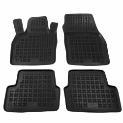 Πατάκια Σκαφάκια 3D Από Λάστιχο TPE Για Ibiza V 2017+ / Arona 2017+ 4 Τεμάχια Μαύρα Rezaw Plast