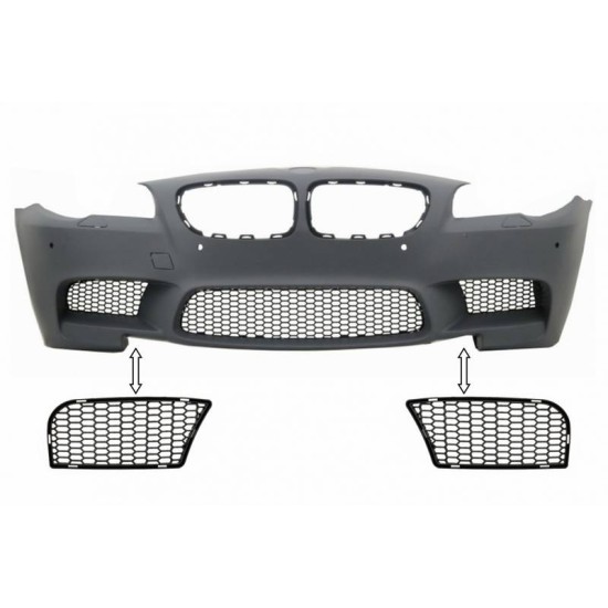 Δίχτυ Προφυλακτήρα Εμπρός Πλαινό Δεξί & Αριστερό Για Bmw 5 F10 / F11 11-14  ///M5 Προφυλακτήρα 2 Τεμάχια
