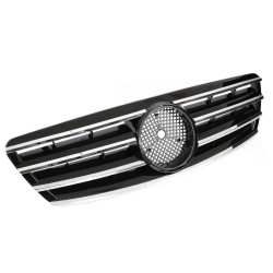 Μάσκα Για Mercedes-Benz C-Class W203 00-07 Amg C63 Look Μαύρο/Χρώμιο 1 Τεμάχιο Μάσκα Για Mercedes-Benz C-Class W203 00-07 Amg C63 Look Μαύρο/Χρώμιο 1 Τεμάχιο