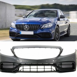 Μπροστινός Προφυλακτήρας Για Mercedes-Benz C-Class W205 S205 A205 C205 Limousine T-Model Coupe Cabriolet 14-21 Amg C63s Facelift Look