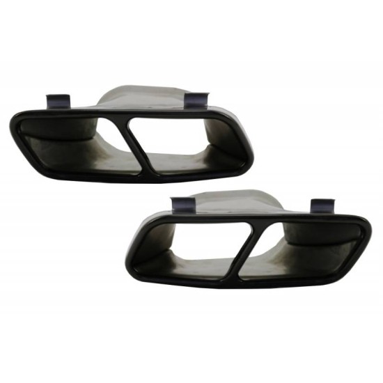 Body kit Για Mercedes-Benz CLA C117 W117 (2013-2018) Facelift Amg CLA45 Look Black Edition Με Μάσκα & Μπούκες Μαύρες