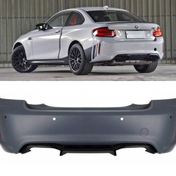 Πισινός Προφυλακτήρας Για Bmw 2 F22 Coupe F23 Cabrio (2014-2017) M2 Competition Look From Abs Plastic