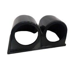 Βάση Για Όργανα Ταμπλό Διπλή (2 x 52mm) Carbon Look Auto Gauge Βάση Για Όργανα Ταμπλό Διπλή (2 x 52mm) Carbon Look Auto Gauge