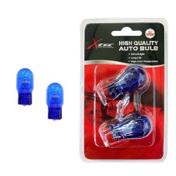 Λάμπες Αλογόνου T10 W5W 12V 5w Blue Glass Superwhite 6000k X-Tec 2 Τεμάχια Λάμπες Αλογόνου T10 W5W 12V 5w Blue Glass Superwhite 6000k X-Tec 2 Τεμάχια