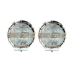 Προβολείς Ομίχλης Universal 4x4 Off Roader Με Δίχτυ Νίκελ LA-800 Λευκοί 2 Τεμάχια