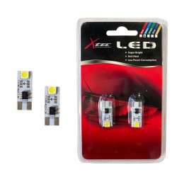 Λάμπες Led T10 PW1S 12volt White 6000k X-Tec 2 Τεμάχια Λάμπες Led T10 PW1S 12volt White 6000k X-Tec 2 Τεμάχια