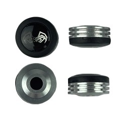 Καπάκια Βιδών Πινακίδας Exspider Μαύρα / Ασημί 4 Τεμάχια Καπάκια Βιδών Πινακίδας Exspider Μαύρα / Ασημί 4 Τεμάχια