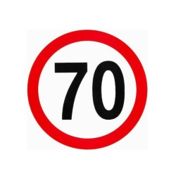 Αυτοκόλλητο Με Όριο Ταχύτητας "70" 15cm Απλό ΣΠ 504 1 Τεμάχιο Αυτοκόλλητο Με Όριο Ταχύτητας "70" 15cm Απλό ΣΠ 504 1 Τεμάχιο