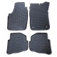 Πατάκια Σκαφάκια 3D Από Λάστιχο Για Skoda Fabia 2002- / 2007-2014 "Star Diamond" 4 Τεμάχια Μαύρα