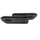 Πλαϊνές Γρίλιες Φτερών Τύπου Bmw 3 E46 M3 Universal Για Όλα Τα Μοντέλα 2 Τεμάχια