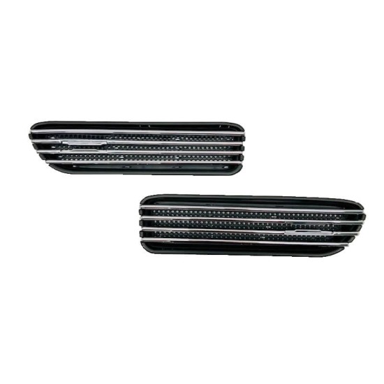Πλαϊνές Γρίλιες Φτερών Τύπου Bmw 3 E46 M3 Universal Για Όλα Τα Μοντέλα 2 Τεμάχια