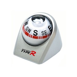 Πυξίδα Αυτοκινήτου Μπάλα Type-R Ασημί TR-2119 Πυξίδα Αυτοκινήτου Μπάλα Type-R Ασημί TR-2119