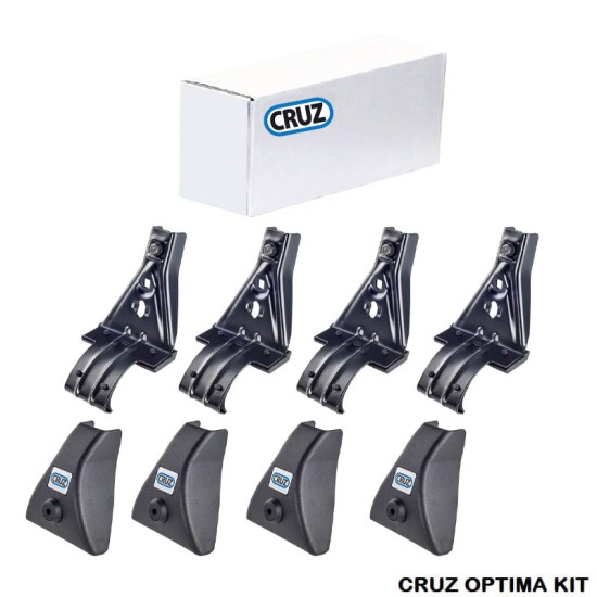 Πόδια / Άκρα Για Μπάρες Οροφής CRUZ Optima 931-381 Για Renault Clio 98-05 3D Σετ 4 Τεμάχια