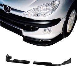 Μπροστινά Spoiler Δεξιά & Αριστερά Για Peugeot 206 98-13 Από Abs Πλαστικό 2 Τεμάχια
